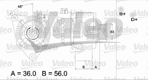 Valeo 437187 - Alternator autospares.lv