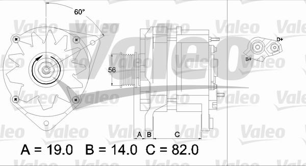 Valeo 437123 - Alternator autospares.lv