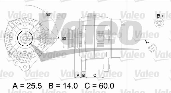 Valeo 437170 - Alternator autospares.lv