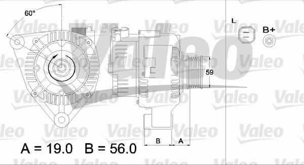 Valeo 437342 - Alternator autospares.lv