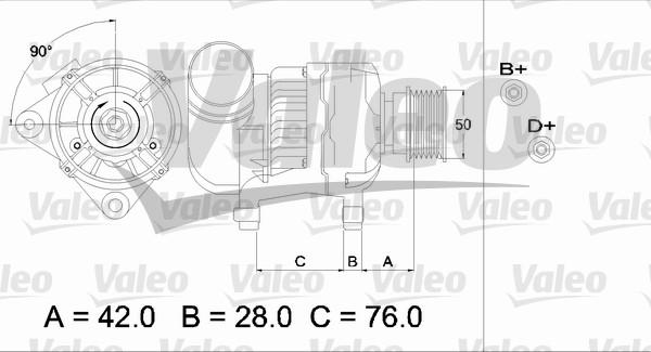 Valeo 437330 - Alternator autospares.lv