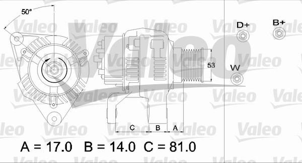 Valeo 437326 - Alternator autospares.lv