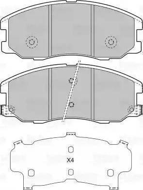 Sangsin Brake SP1204 - Brake Pad Set, disc brake autospares.lv