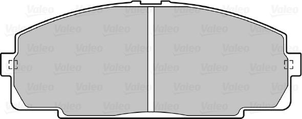 Valeo 598947 - Brake Pad Set, disc brake autospares.lv