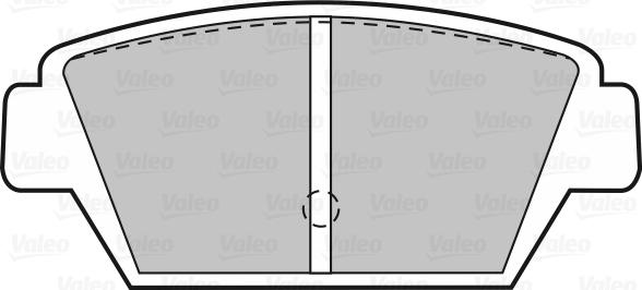 Valeo 598964 - Brake Pad Set, disc brake autospares.lv