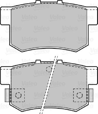 Valeo 598911 - Brake Pad Set, disc brake autospares.lv