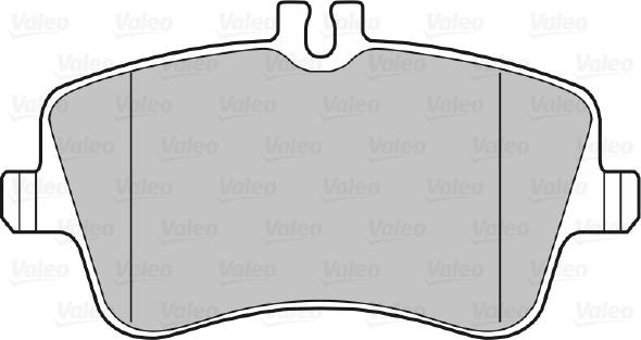 Valeo 670448 - Brake Pad Set, disc brake autospares.lv