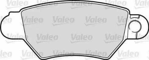 Valeo 598455 - Brake Pad Set, disc brake autospares.lv