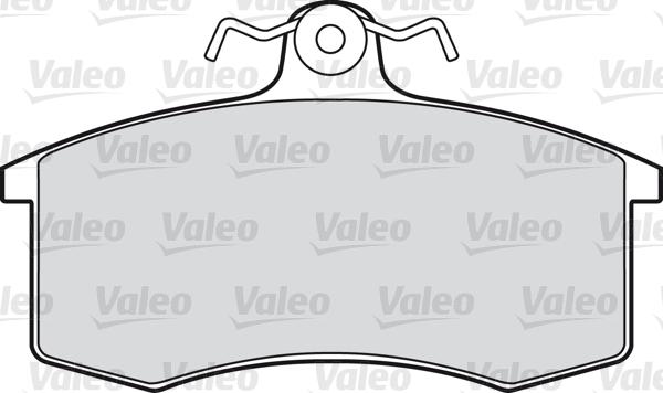 Valeo 598406 - Brake Pad Set, disc brake autospares.lv