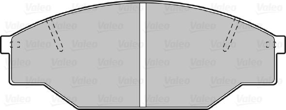 Valeo 670402 - Brake Pad Set, disc brake autospares.lv