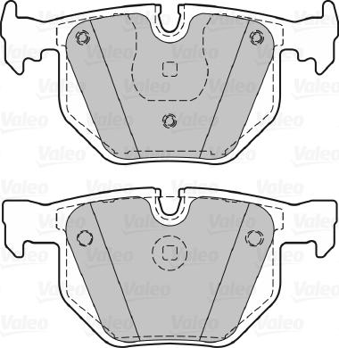 Valeo 598411 - Brake Pad Set, disc brake autospares.lv