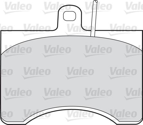 Valeo 598591 - Brake Pad Set, disc brake autospares.lv