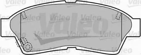 Valeo 598578 - Brake Pad Set, disc brake autospares.lv