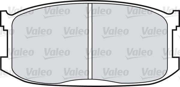 Valeo 598612 - Brake Pad Set, disc brake autospares.lv