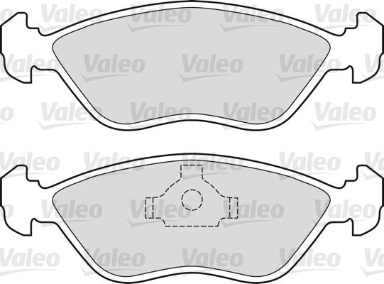 Valeo 598684 - Brake Pad Set, disc brake autospares.lv