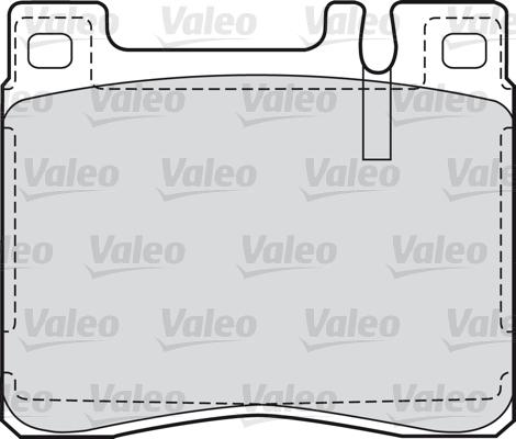 Valeo 598688 - Brake Pad Set, disc brake autospares.lv