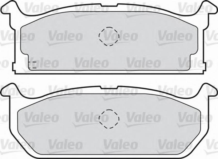 Valeo 598687 - Brake Pad Set, disc brake autospares.lv