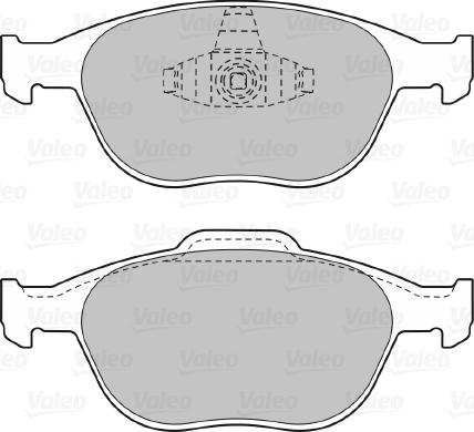 Valeo 598639 - Brake Pad Set, disc brake autospares.lv