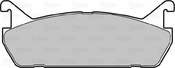 Valeo 598624 - Brake Pad Set, disc brake autospares.lv