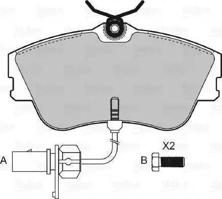 Lemförder 20610 03 - Brake Pad Set, disc brake autospares.lv