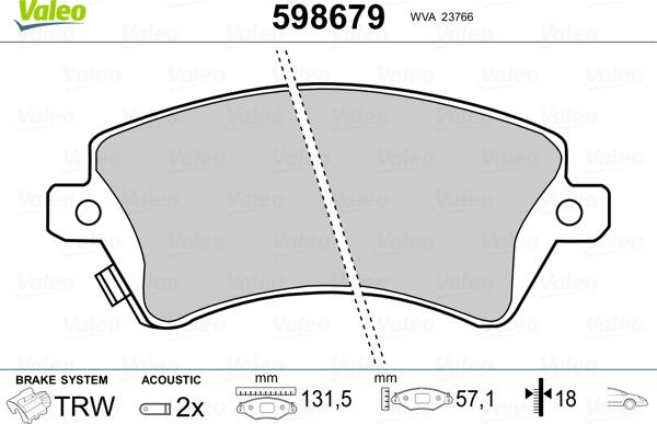 DriveTec DPAD1737 - Brake Pad Set, disc brake autospares.lv