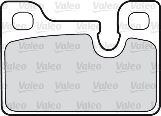 Valeo 598096 - Brake Pad Set, disc brake autospares.lv