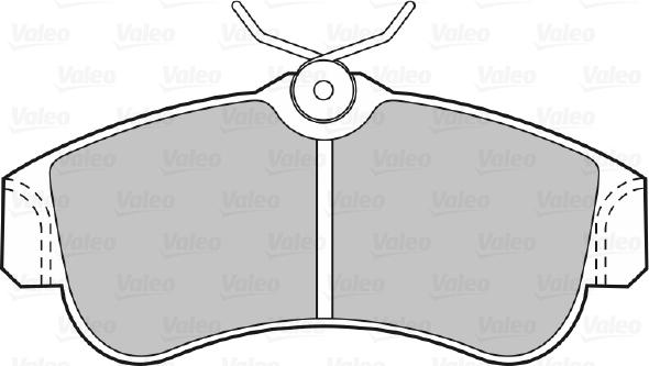 Valeo 598054 - Brake Pad Set, disc brake autospares.lv