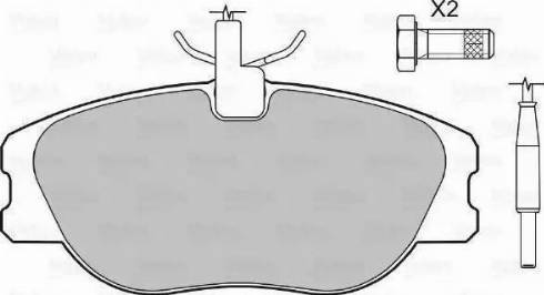 RIDER RD.3323.DB1148 - Brake Pad Set, disc brake autospares.lv