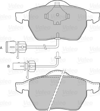 Valeo 598067 - Brake Pad Set, disc brake autospares.lv