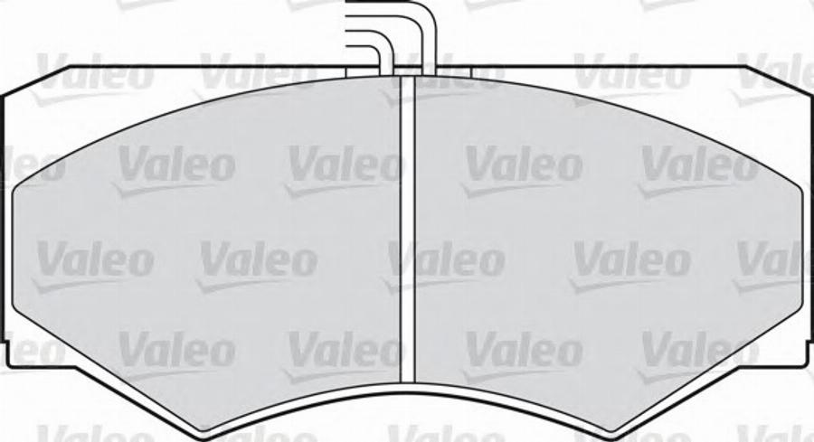 Valeo 598026 - Brake Pad Set, disc brake autospares.lv