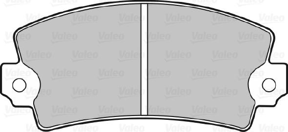 Valeo 598077 - Brake Pad Set, disc brake autospares.lv