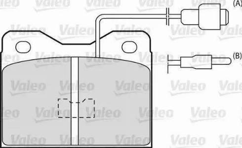 Valeo 598143 - Brake Pad Set, disc brake autospares.lv