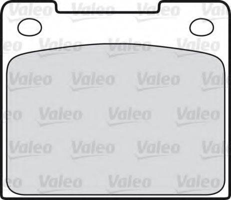 Valeo 598164 - Brake Pad Set, disc brake autospares.lv