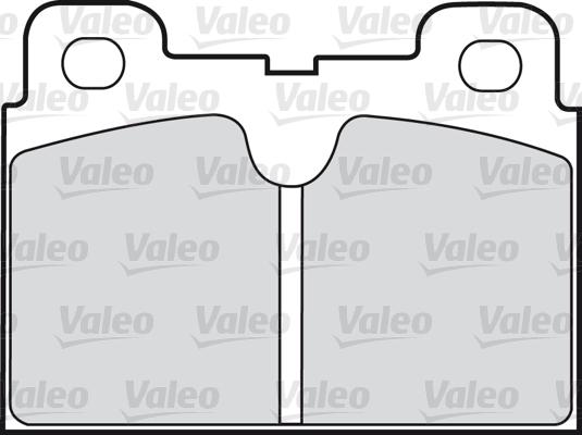 Valeo 598163 - Brake Pad Set, disc brake autospares.lv