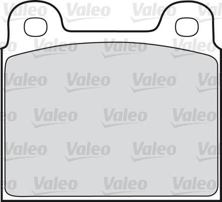 Valeo 598111 - Brake Pad Set, disc brake autospares.lv