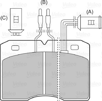 Valeo 598139 - Brake Pad Set, disc brake autospares.lv