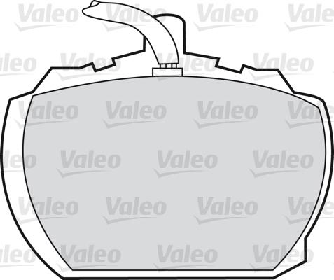 Valeo 598391 - Brake Pad Set, disc brake autospares.lv
