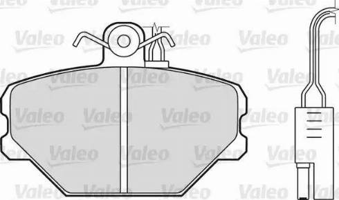 Valeo 598336 - Brake Pad Set, disc brake autospares.lv