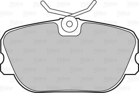 Valeo 598241 - Brake Pad Set, disc brake autospares.lv