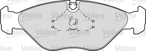 Valeo 598269 - Brake Pad Set, disc brake autospares.lv