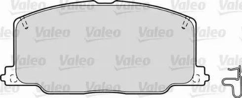 Valeo 598267 - Brake Pad Set, disc brake autospares.lv