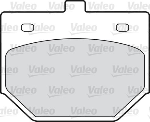 Valeo 598209 - Brake Pad Set, disc brake autospares.lv