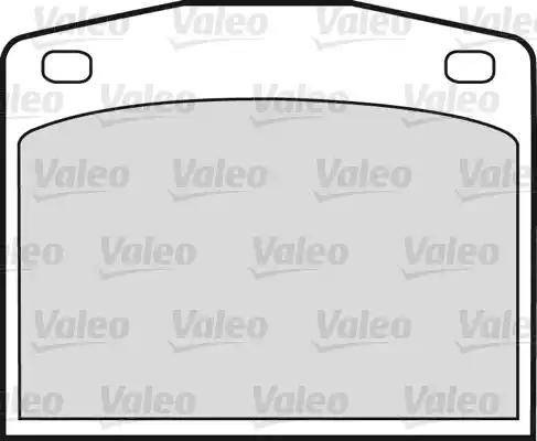 Valeo 598201 - Brake Pad Set, disc brake autospares.lv