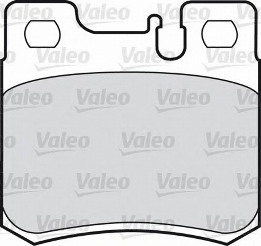 Valeo 598235 - Brake Pad Set, disc brake autospares.lv