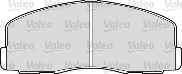 Valeo 598220 - Brake Pad Set, disc brake autospares.lv