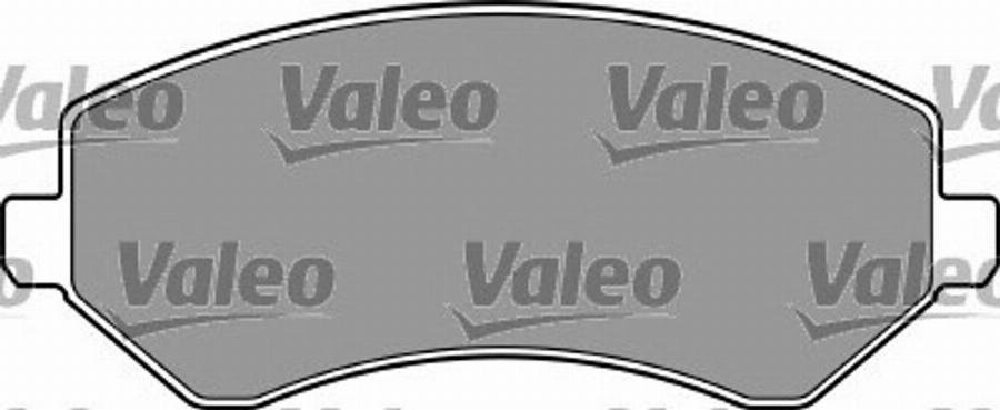 Valeo 597408 - Brake Pad Set, disc brake autospares.lv