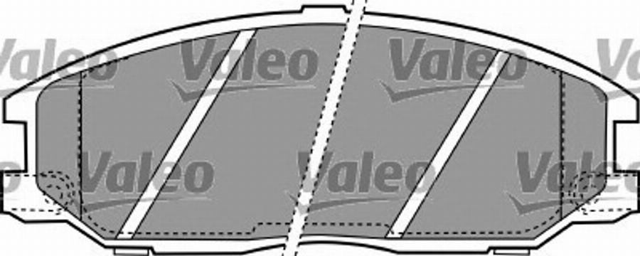 Valeo 597434 - Brake Pad Set, disc brake autospares.lv