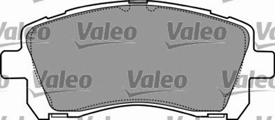 Valeo 597507 - Brake Pad Set, disc brake autospares.lv