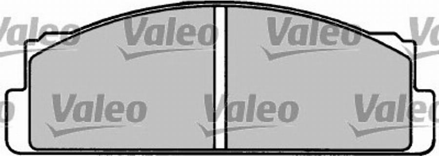 Valeo 597002 - Brake Pad Set, disc brake autospares.lv