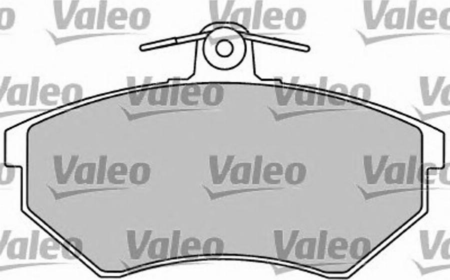 Valeo 597141 - Brake Pad Set, disc brake autospares.lv